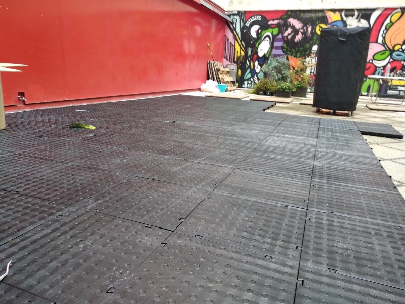 Suelo Modular para Carpa