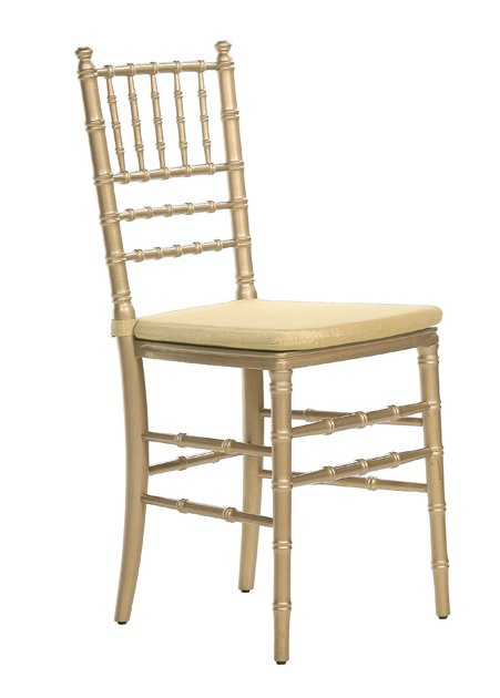 Silla Tiffany dorada