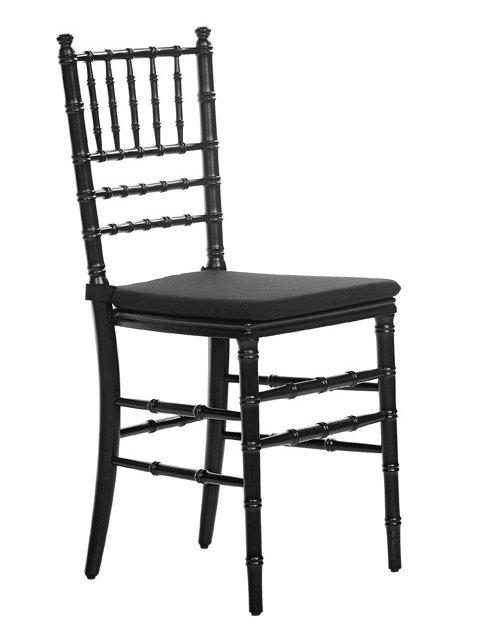 Silla Tiffany negra